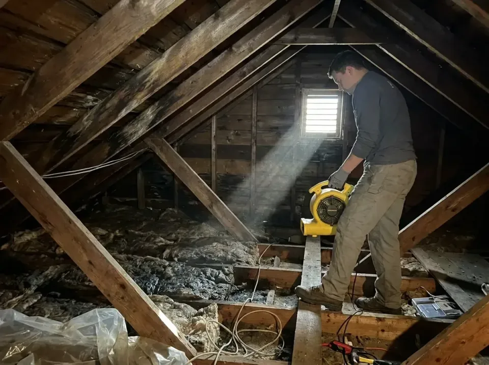 attic-water-damage-drying-proc-007 — frequently asked questions, Emergency Water Extraction & 24/7 Flood Response in Iowa Fa…